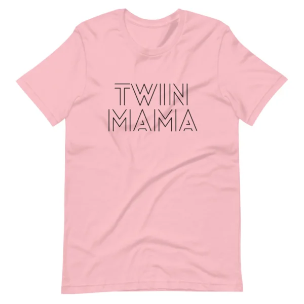 Seeing Double Twin Mama Shirt Pink