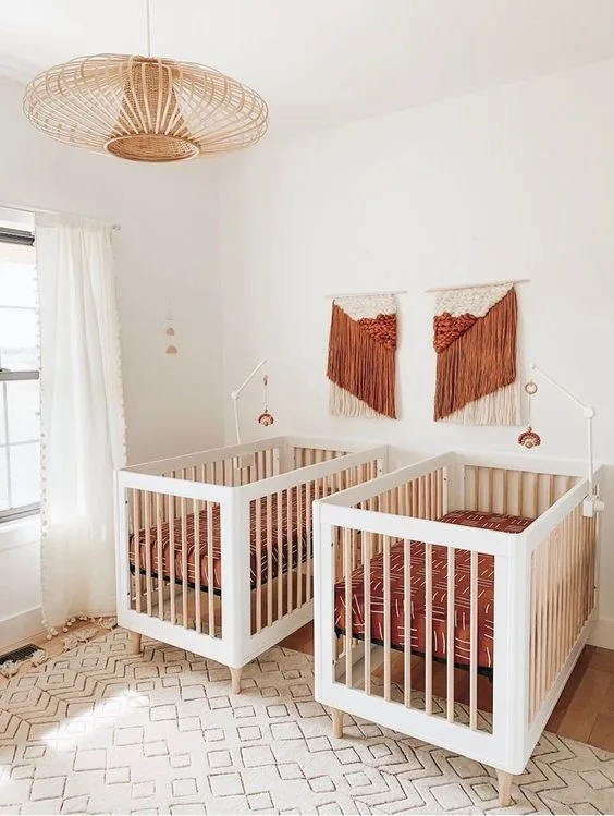 Gender Neutral Twin Nursery