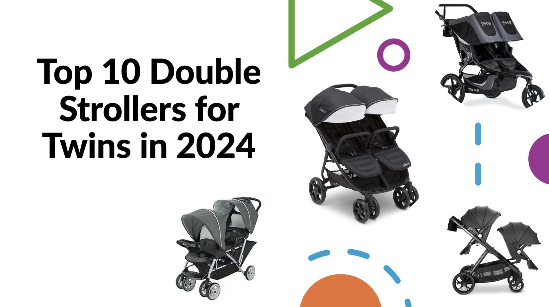 Top 10 Double Strollers for Twins in 2024