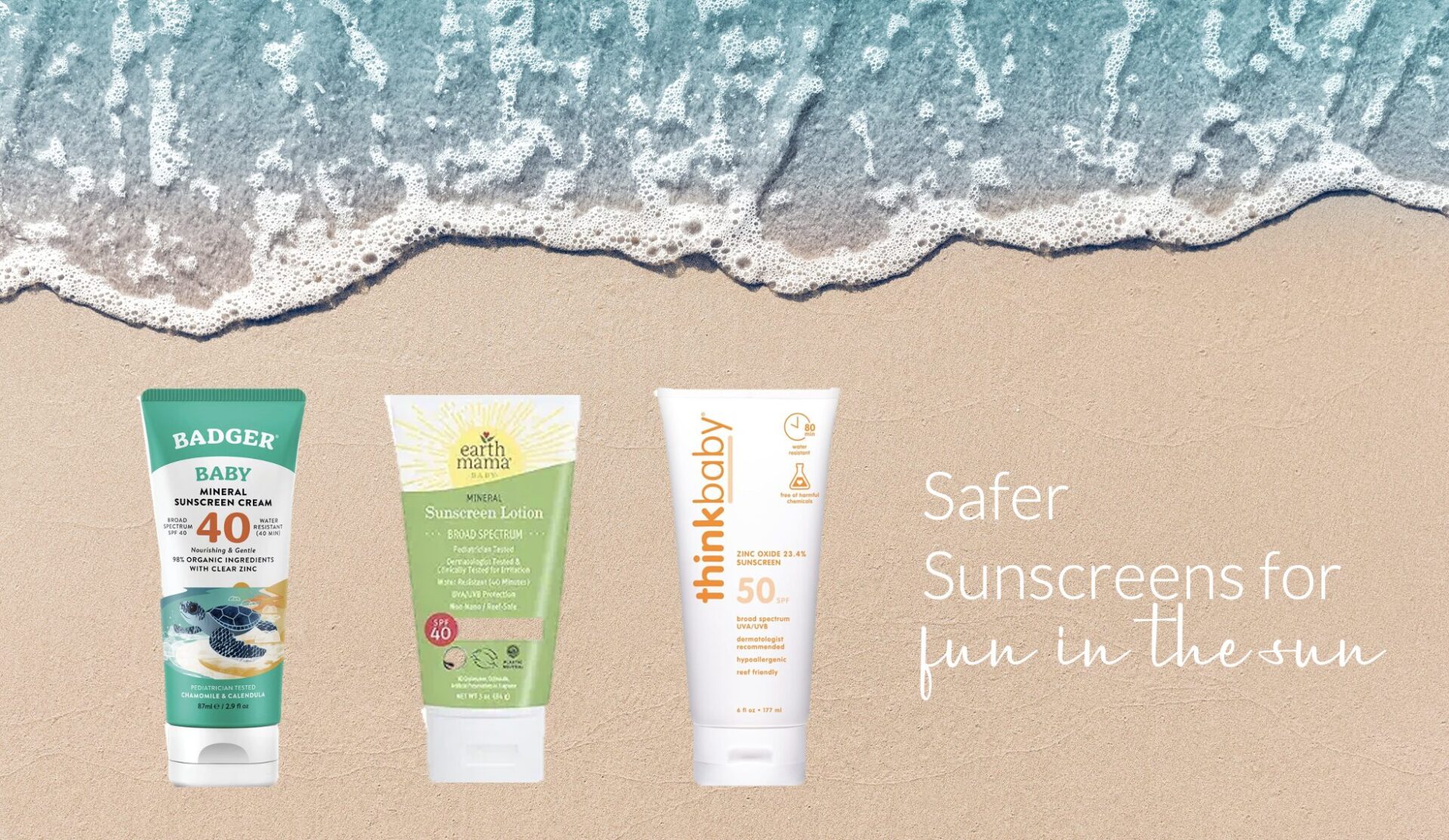 Safer sunscreen for babies