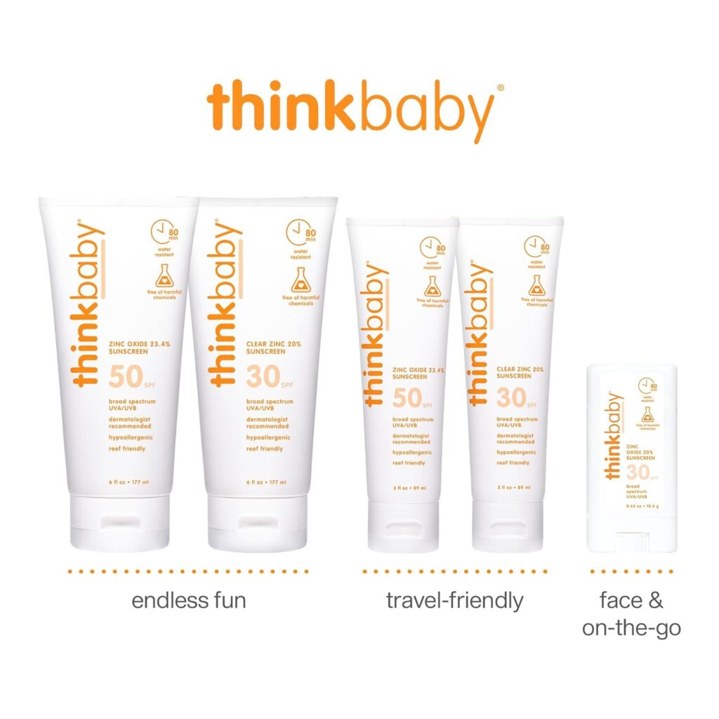 safer sunscreen for babies - Thinkbaby