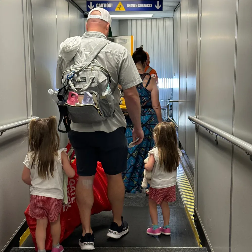 Flying with twin toddlers