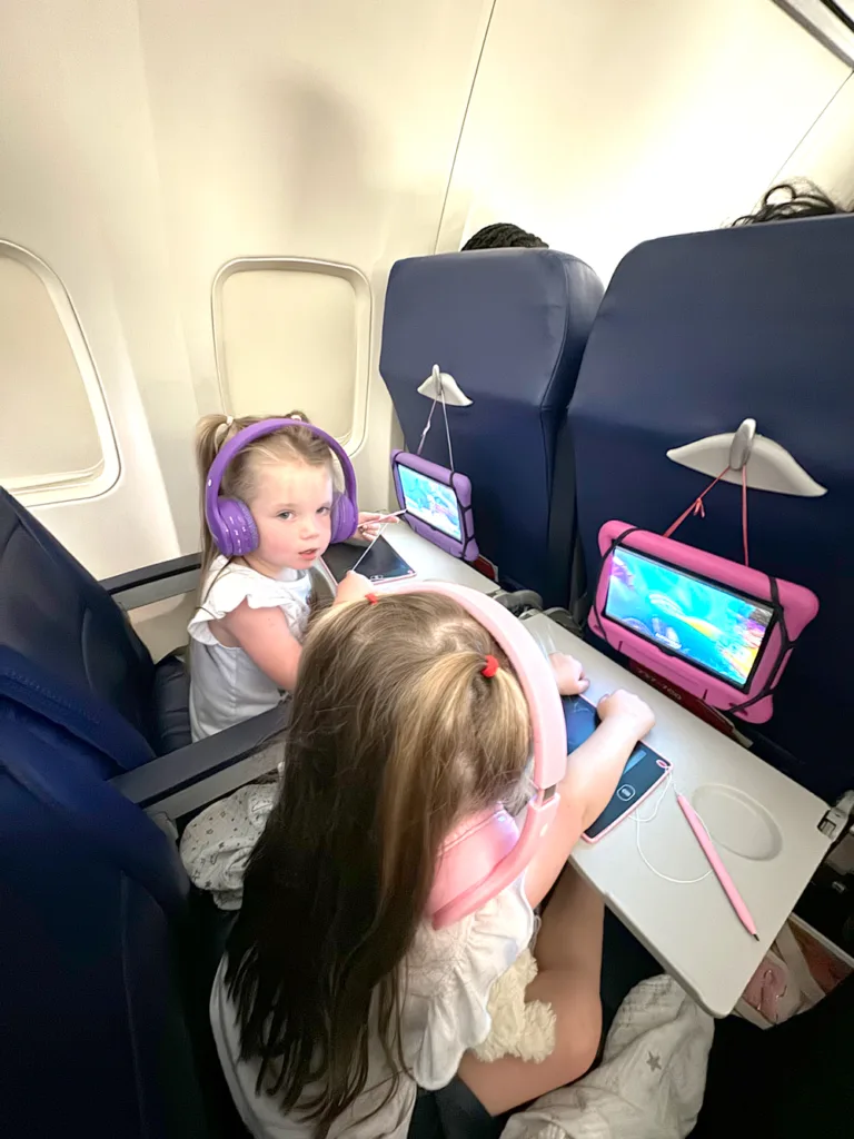 Flying with twin toddlers in flight activities - Twin Baby Registry®